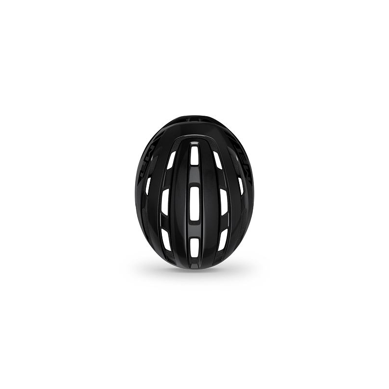 Fahrradhelm MET Miles schwarz glänzend Ausverkauf