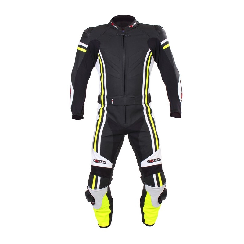 Herren Tschul 555 schwarz-weiß-fluorgelbe Hose Ausverkauf