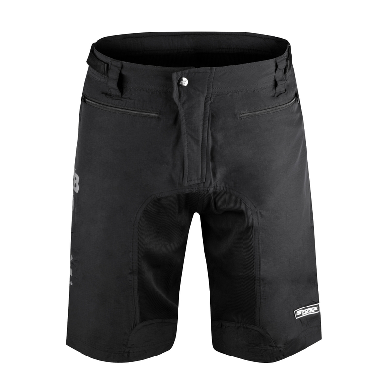 Shorts FORCE MTB-11 schwarz Ausverkauf