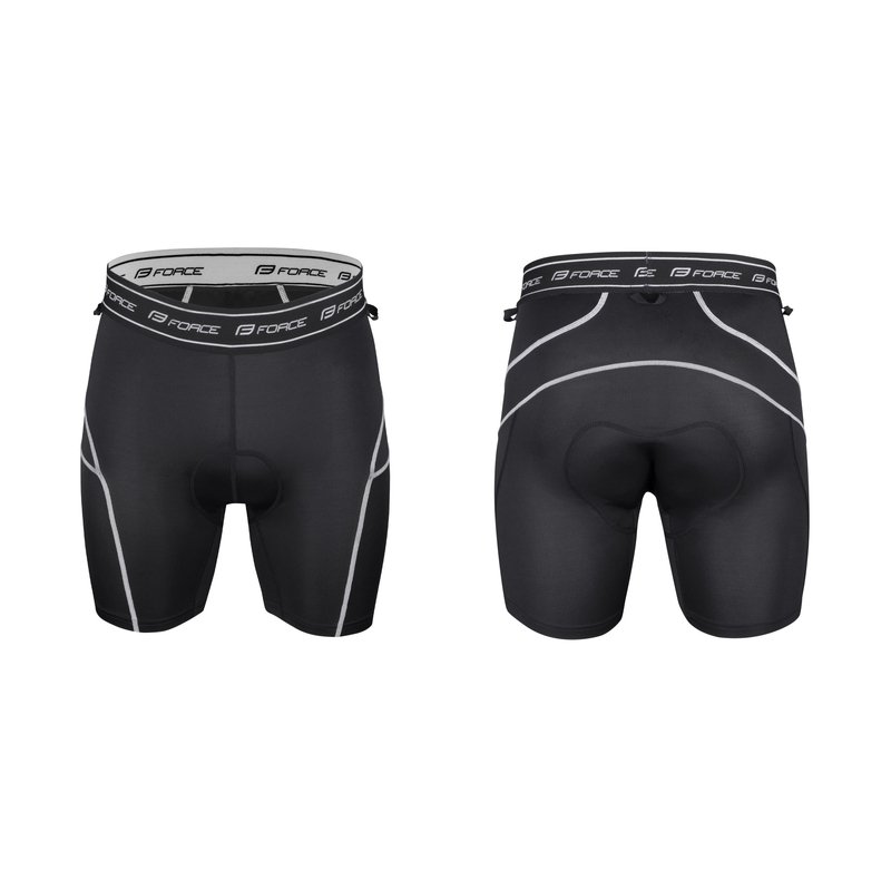 Shorts FORCE MTB-11 schwarz Ausverkauf