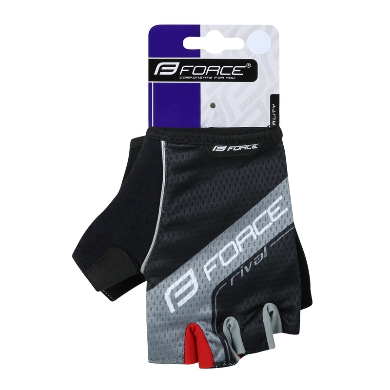 FORCE Rival Handschuhe schwarz-grau Ausverkauf