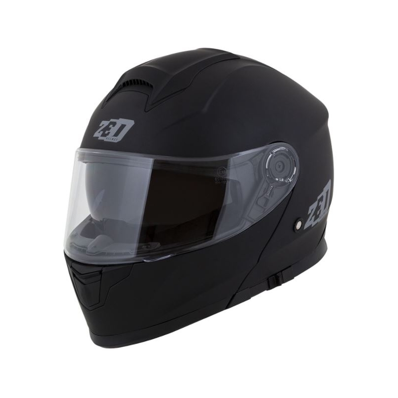 Klappbarer Motorradhelm ZED F18 schwarz matt