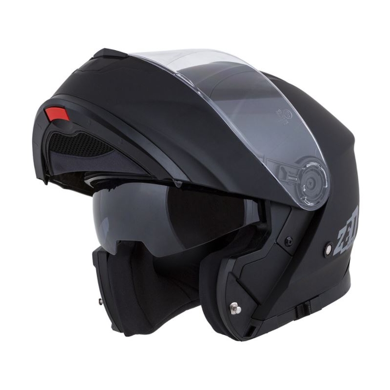 Klappbarer Motorradhelm ZED F18 schwarz matt