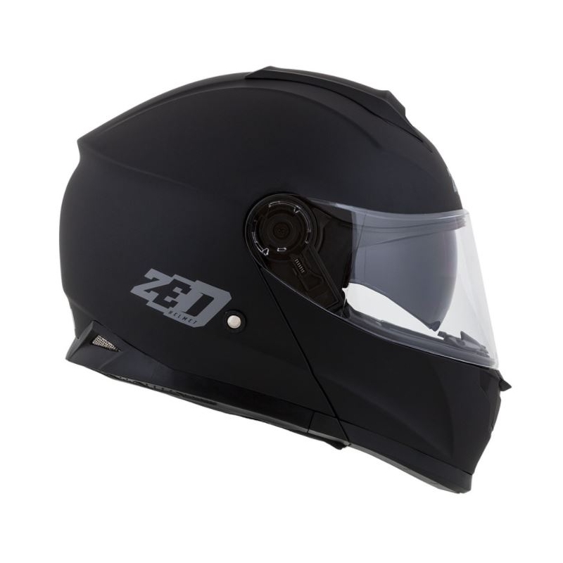 Klappbarer Motorradhelm ZED F18 schwarz matt