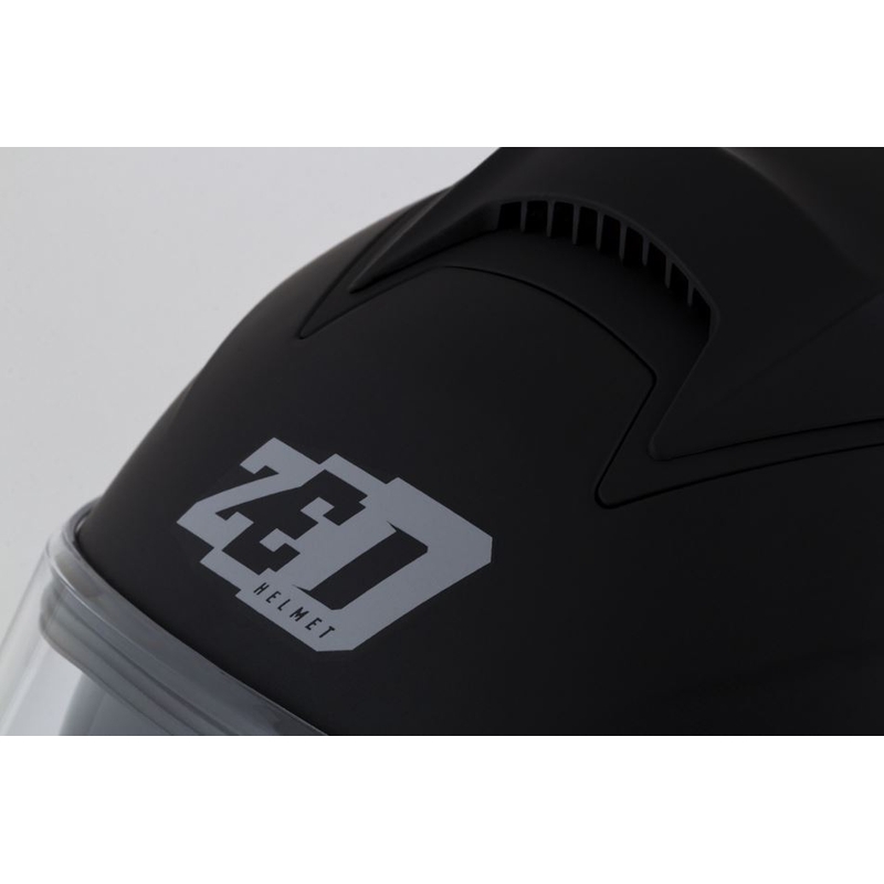 Klappbarer Motorradhelm ZED F18 schwarz matt