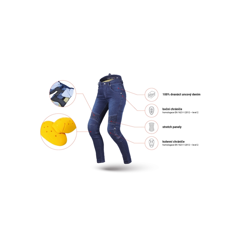 Damen Jeans Street Racer Spike II Slim Fit CE blau