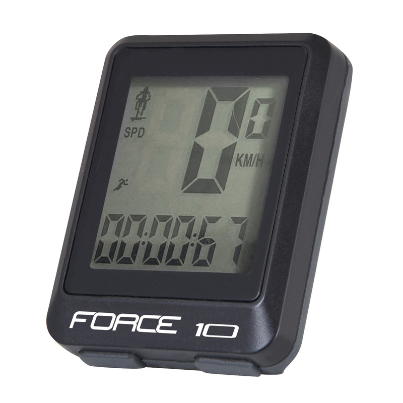 FORCE 10 Fahrradcomputer schwarz Ausverkauf