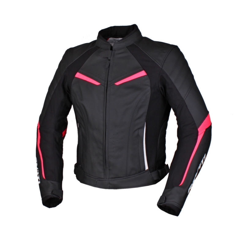 Revit Xena Women's Moto Jacket Schwarz und Rosa Ausverkauf