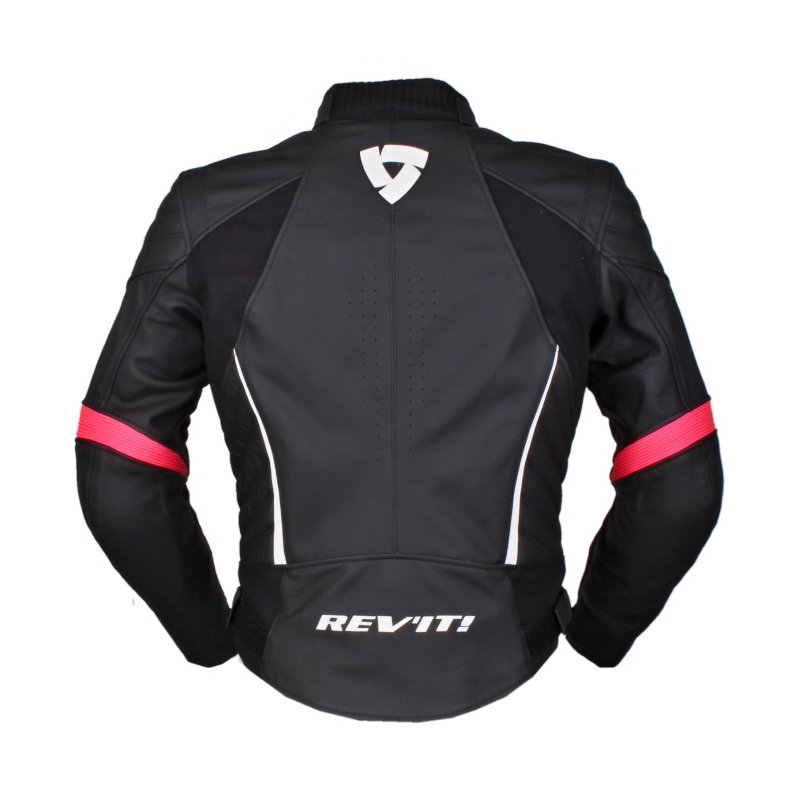 Revit Xena Women's Moto Jacket Schwarz und Rosa Ausverkauf