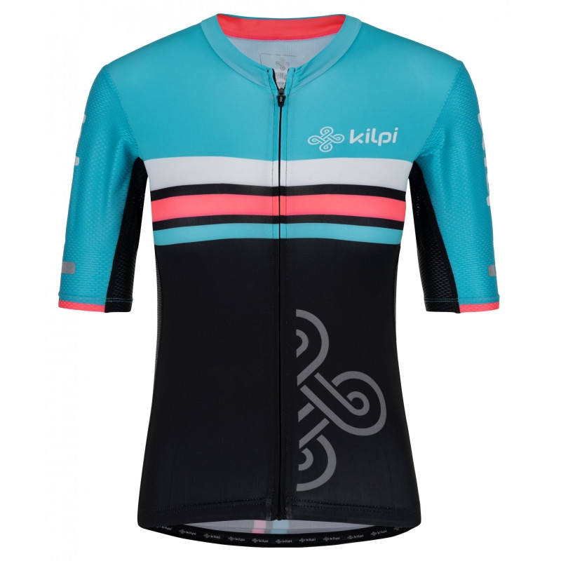 Kilpi Corridor Damen Trikot schwarz und blau - kurzarm Ausverkauf