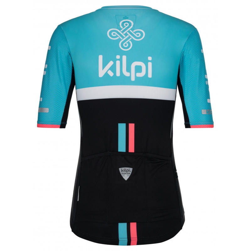 Kilpi Corridor Damen Trikot schwarz und blau - kurzarm Ausverkauf