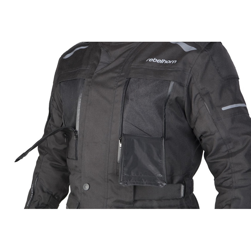 Rebelhorn Hardy Schwarz Motorradjacke Ausverkauf