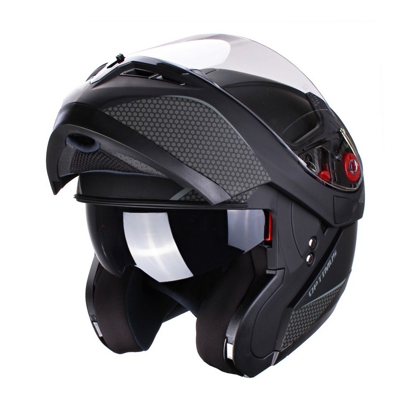 Axxis Optimus Black Matte Flip-up Motorradhelm Ausverkauf