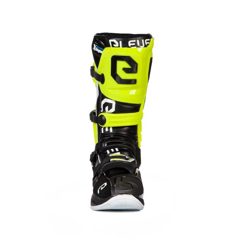 Eleveit X-Legend schwarz-fluo gelb-weiß Motorradstiefel Ausverkauf