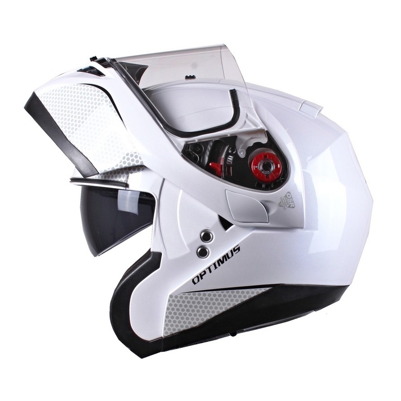 Axxis Optimus Motorradhelm Weiß Ausverkauf