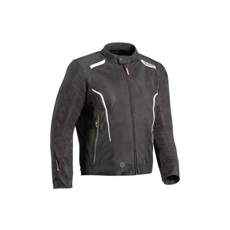 Motorradjacke IXON Cool Air C schwarz und weiß Ausverkauf