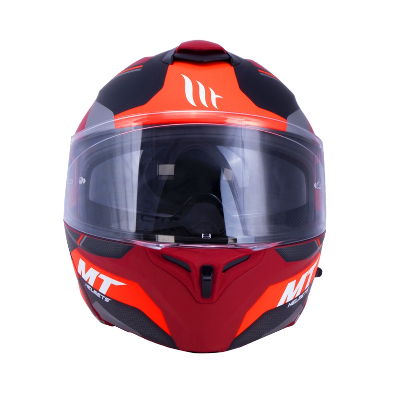 MT Storm ST-ONE Motorradhelm rot-schwarz
