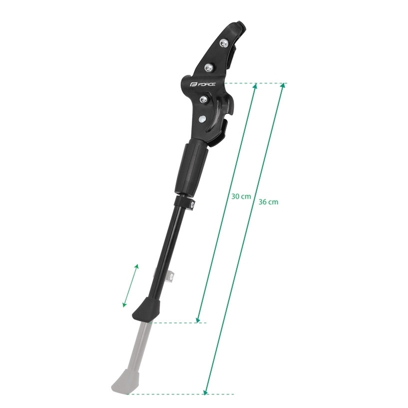 Gepäckträger FORCE VUX 20-29" schwarz Ausverkauf