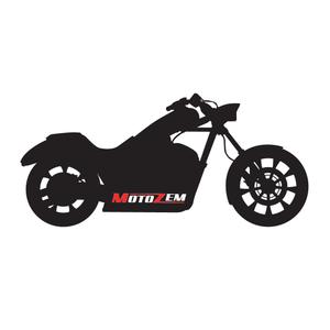 MotoZem Chopper Fahrrad Aufkleber
