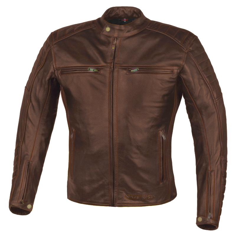 Street Racer Spirit Hellbraun Motorradjacke Ausverkauf