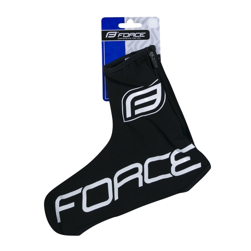 FORCE Lycra Thermo schwarz Fahrradleggings Ausverkauf