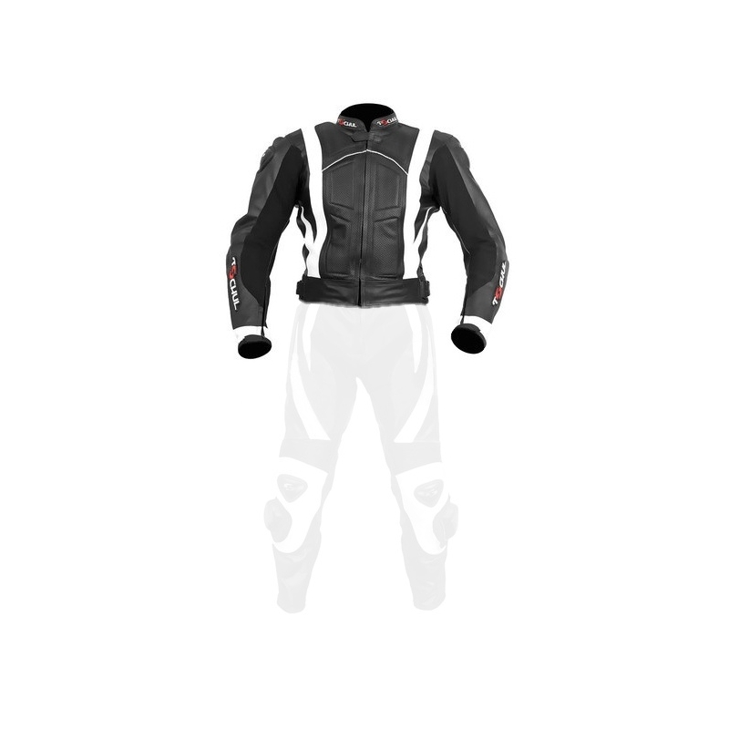 Herrenjacke Tschul 787 schwarz-weiß Ausverkauf