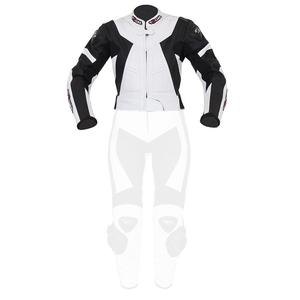 Damen Jacke Tschul 736 weiß/schwarz Ausverkauf