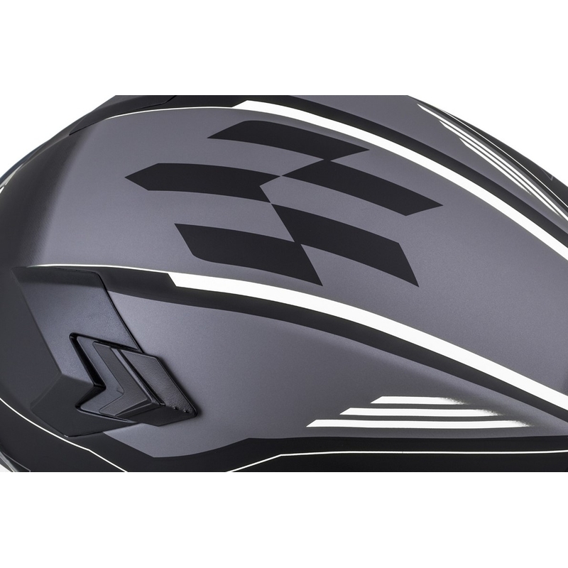 Integralhelm Cassida Integral 3.0 RoxoR schwarz-weiß-grau - II.