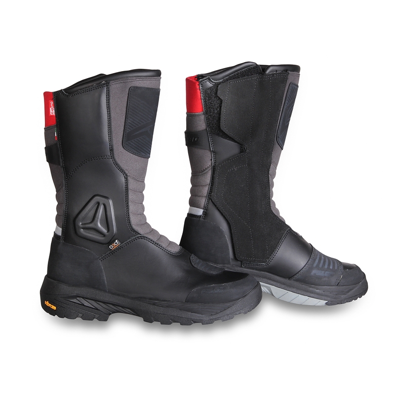 Motorradstiefel Falco Tourance schwarz-grau-rot - Qualität II