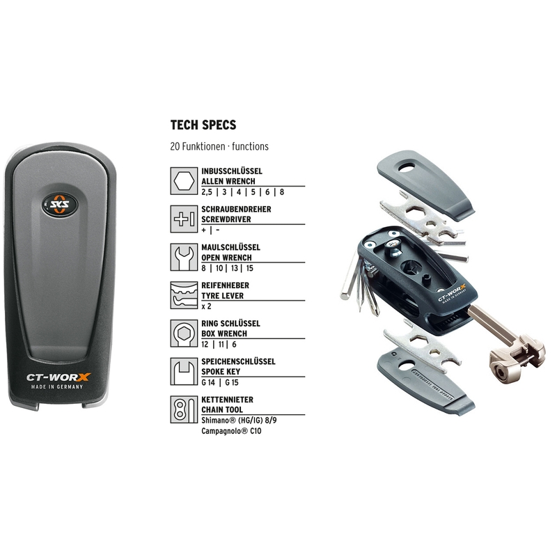 Werkzeug CT-WORX, 20 Funktionen, UNI Ausverkauf