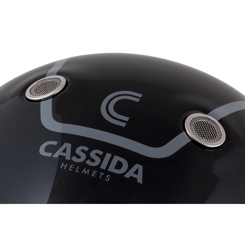 Integral Motorradhelm Cassida Fibre Jawa Sport schwarz-silber-rot
