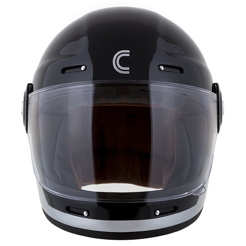 Cassida Fibre OPG schwarz-gold-silber integral Motorradhelm Ausverkauf