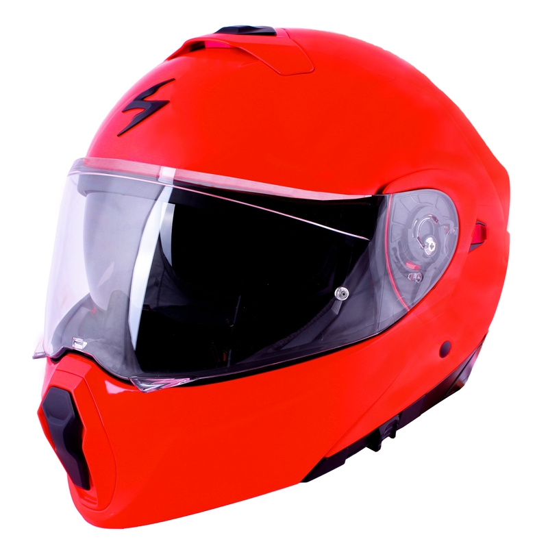 Klapphelm Scorpion EXO-930 Solid fluo rot