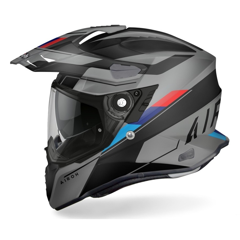 Endurohelm Airoh Commander Skill 2022 grau-schwarz matt