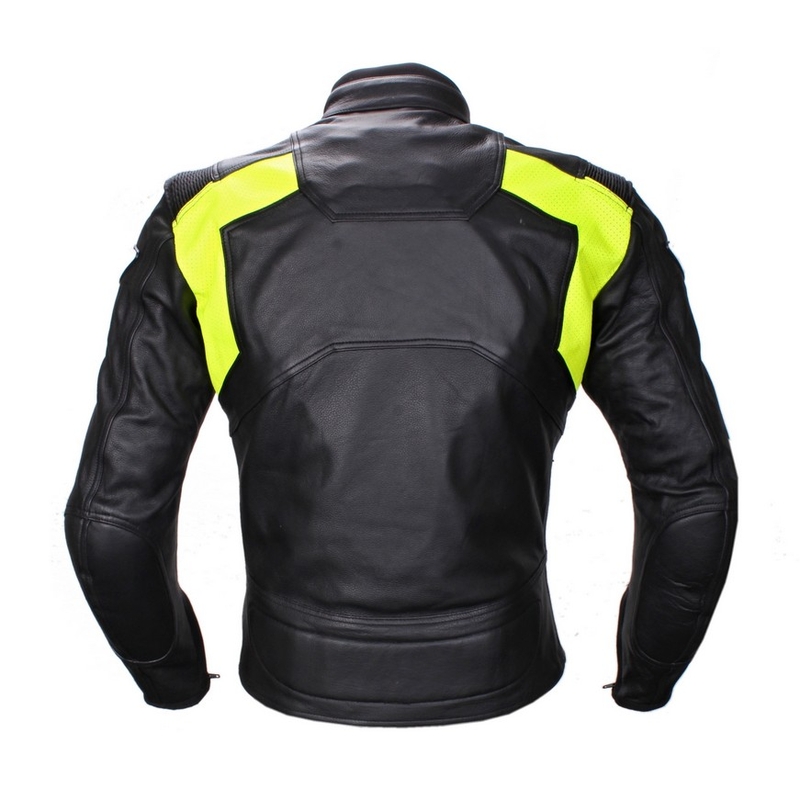 Motorradjacke Tschul 850 schwarz-fluo gelb Ausverkauf