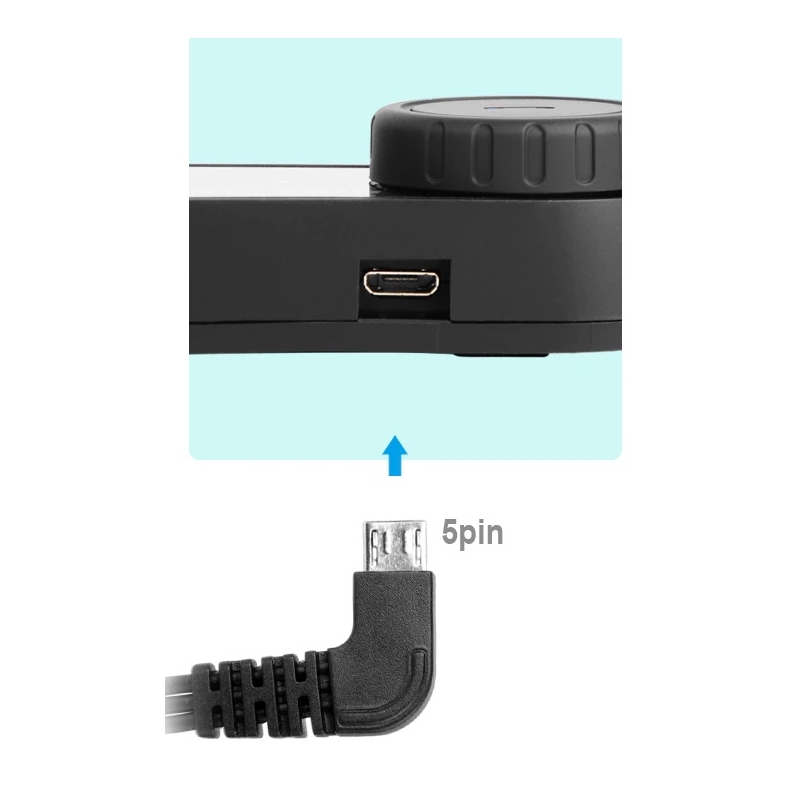 Ersatzmikrofon und Headset für Bluetooth Intercom MaxTo M2