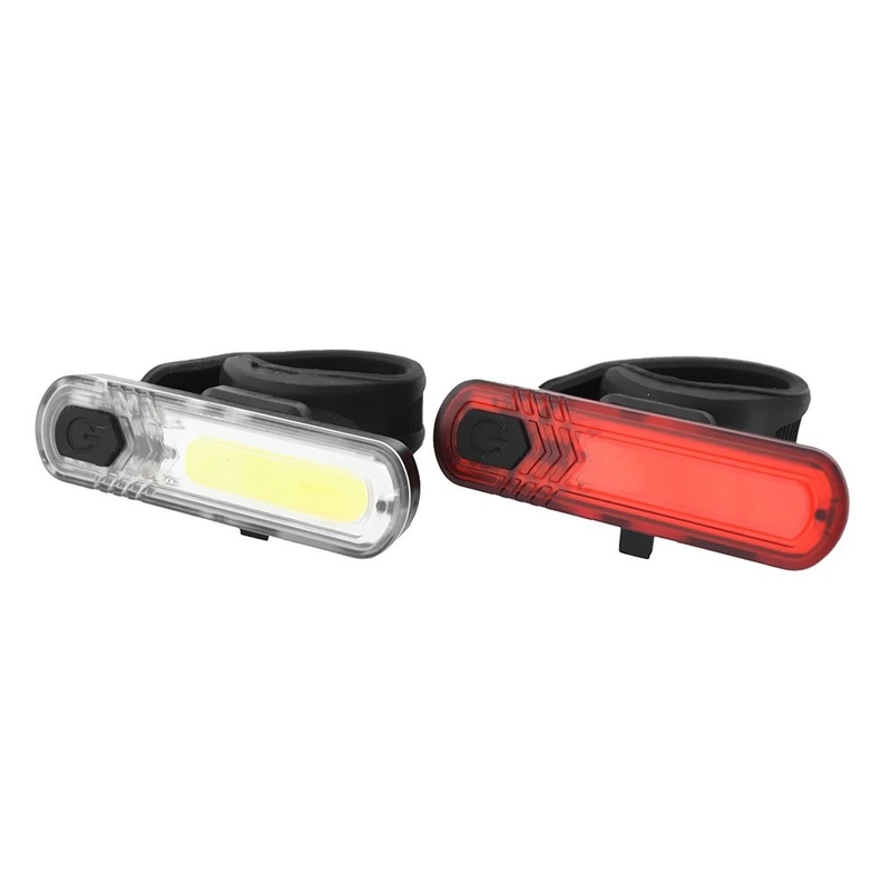 Vordere + hintere Fahrradbeleuchtung NEXELO 10 CHIP LED Ausverkauf
