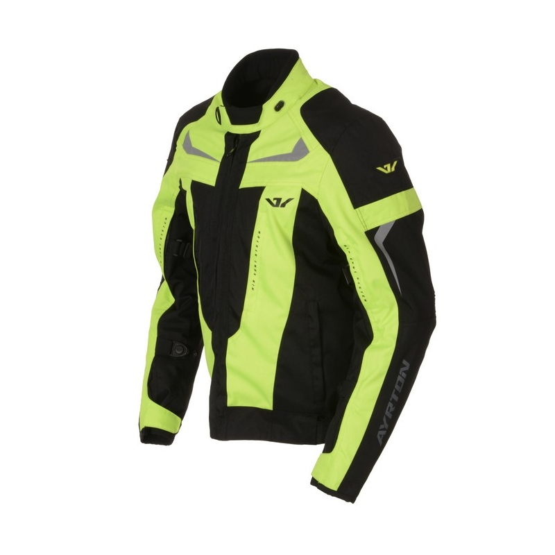 Ayrton Sting schwarz-fluorgelbe Motorradjacke Ausverkauf