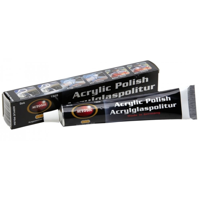 Paste zum Entfernen von Kratzern auf Plexiglas Autosol Acrylic Polish 75 ml