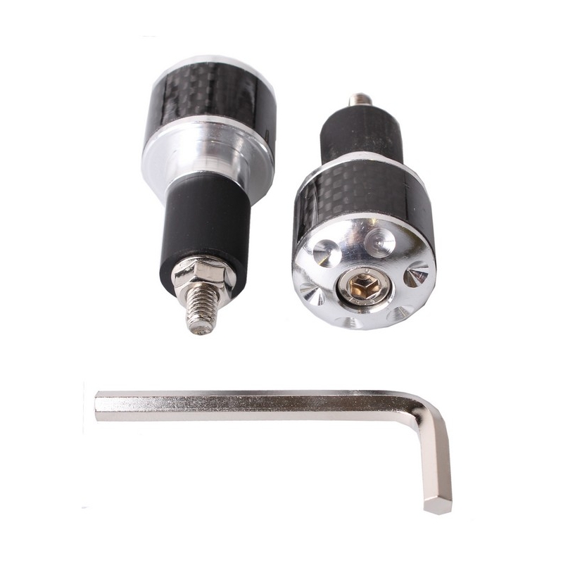 R-TECH Lenkerendkappen silber