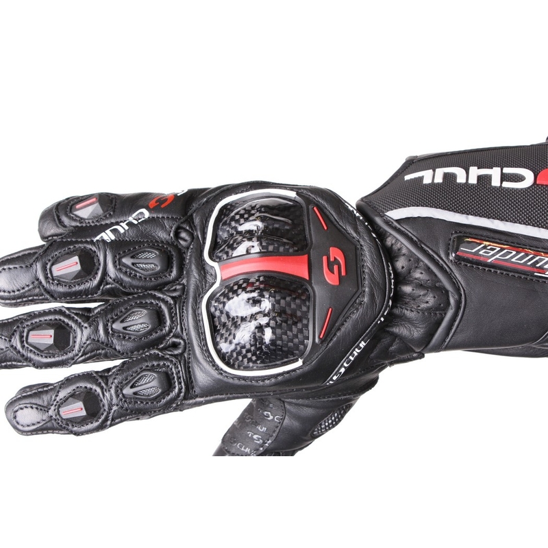 Motorradhandschuhe Tschul 250 schwarz Ausverkauf