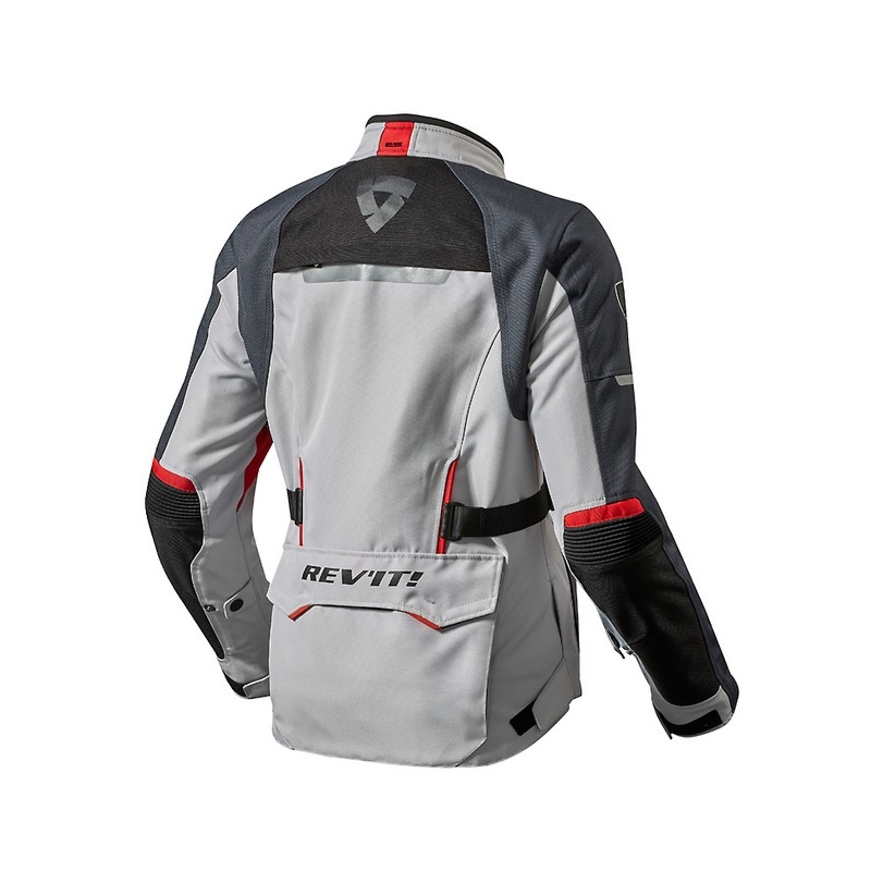 Damen Revit Outback 2 Motorradjacke Silber Rot Ausverkauf