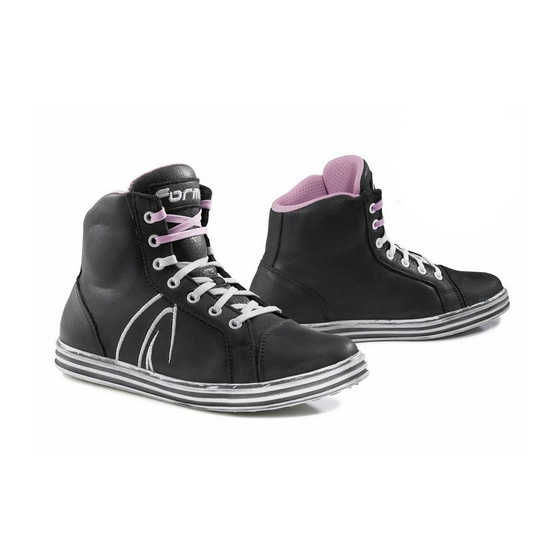Forma Slam Dry Damen-Motostiefel schwarz/weiß