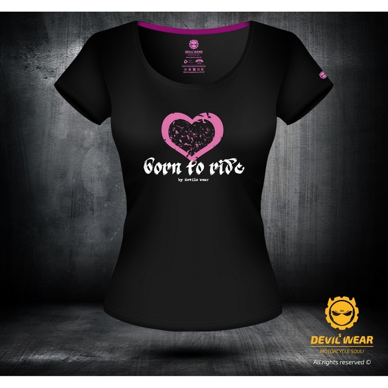 Devils Wear Damen-T-Shirt - Born To Ride