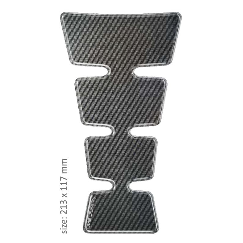 Kraftstofftankabdeckung Print - Maxi Gold carbon