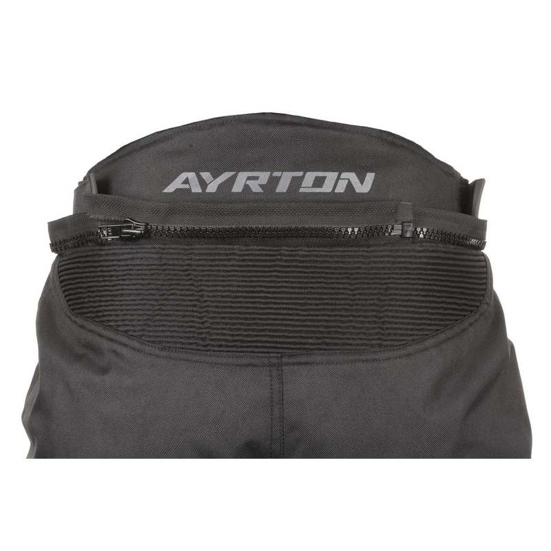 Ayrton Trisha Damen Motorradhose Schwarz Gekürzt