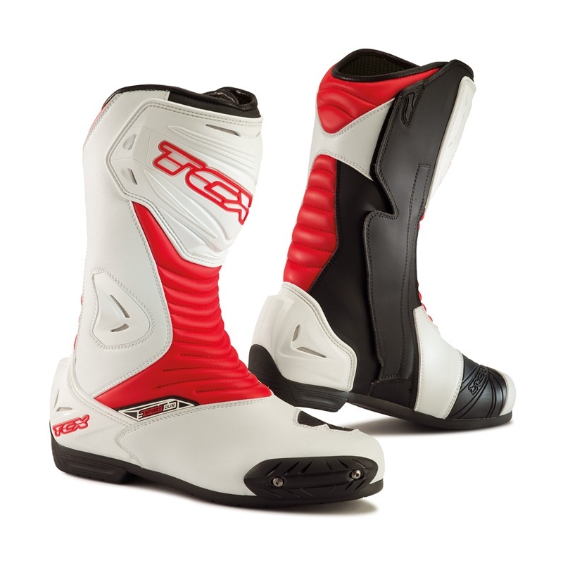 Motorradstiefel TCX S-SPORTOUR EVO weiß-rot sale Ausverkauf