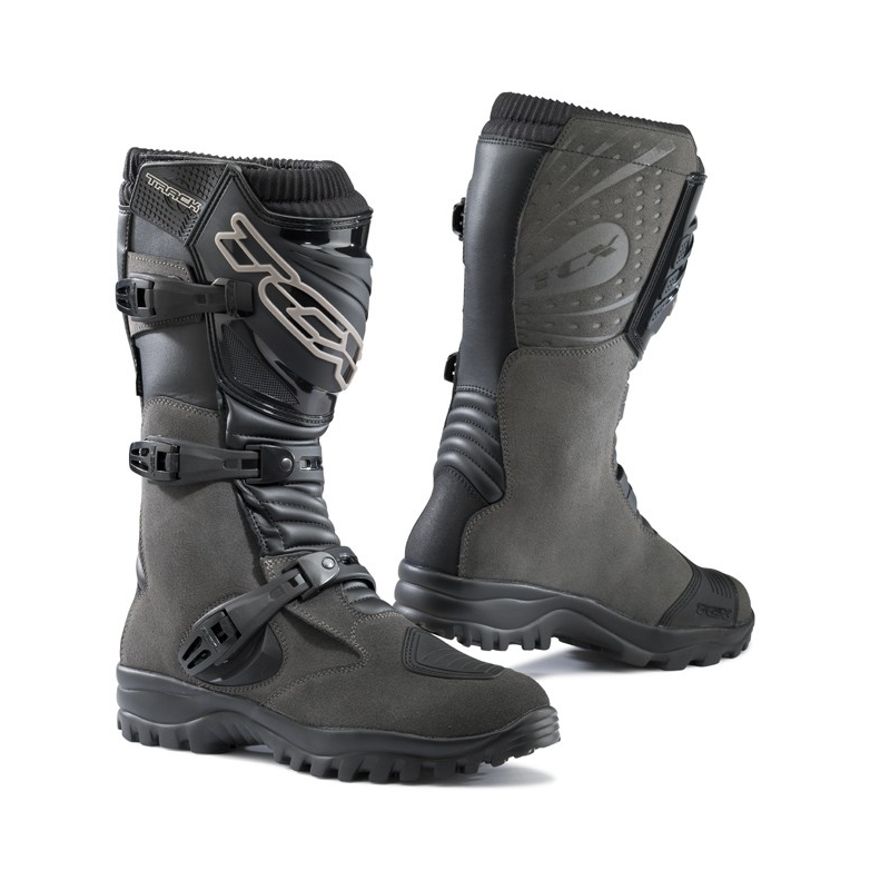 Motorradstiefel TCX TRACK EVO WaterProof Grau Ausverkauf