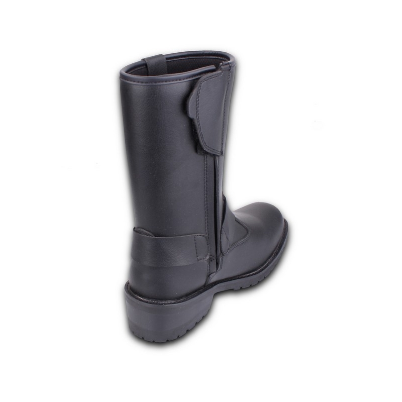 Kore Schwarz Schnalle Schwarz Motorradstiefel Ausverkauf