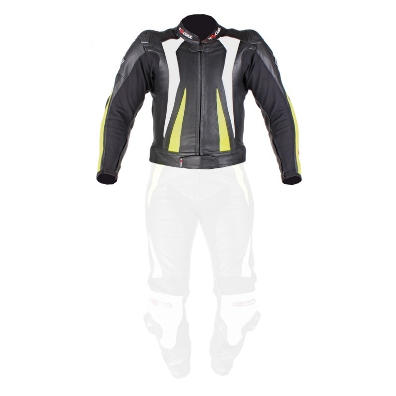 Herrenjacke Tschul 525 schwarz-weiß-fluo gelb Ausverkauf